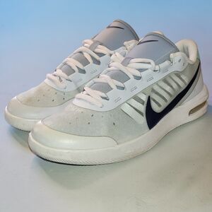 Nike Court Womens Size 9.5 Air Max Vapor Wing Tennis Gray Blue Mint VGUC Stains